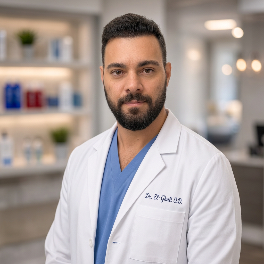 Dr. Ahmad El-Ghali, O.D., optometrist and eye doctor at You & EyeCare Optometry in Oxnard, CA